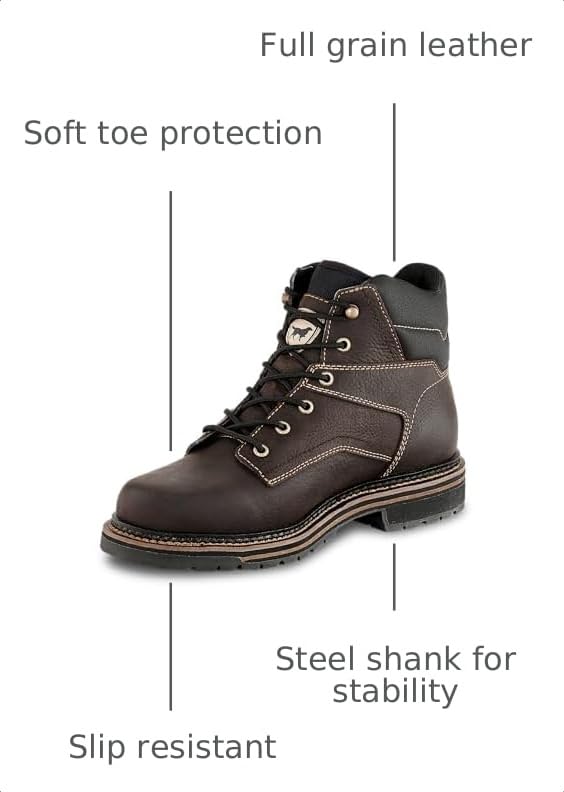 Image of Irish Setter Kittson 6 inch Mens Soft Toe Work Boot | Waterproof, Uninsulated