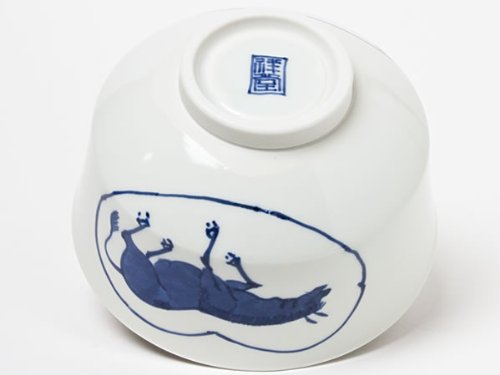 Amazon | 抹茶碗 染付 馬 手塚祥堂 ms-87 | 手塚祥堂 | 抹茶碗