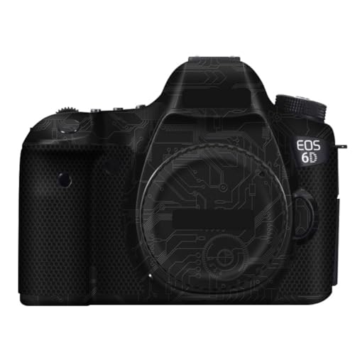Film vinyle 6D pour Canon EOS 6D protection noir circuit