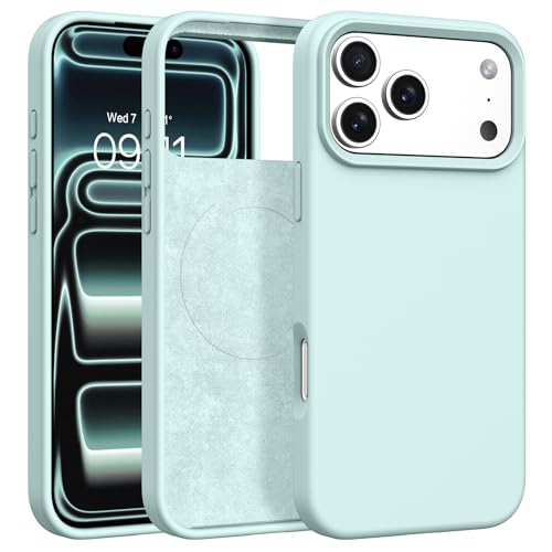 Coque silicone pour iPhone 17 Pro protection douce et élégante compatible Magsafe