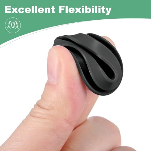 Image of M METERXITY 8-Packs Silicone Hole Plugs, Snap in Locking Hole Plugs for 25-27mm Hole, Round Hole Rubber Plug Kitchen Bulkheads Waterproof Sealing Plugs [Black]