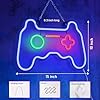 MEDE Dimmable Game Neon Sign, Glass Gaming Neon Light Sign Powered by USB with Switch, Blue Led Light Sign for Bedroom Wall Decor Game Room Party Decoration #3