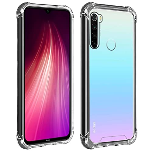 Max Power Digital Funda para móvil Xiaomi Redmi Note 8 Carcasa Premium de Silicona Transparente con Esquinas Reforzadas (Xiaomi Redmi Note 8, Transparente)