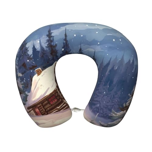 Almohada de espuma viscoelástica para cuello y viaje miniatura 1