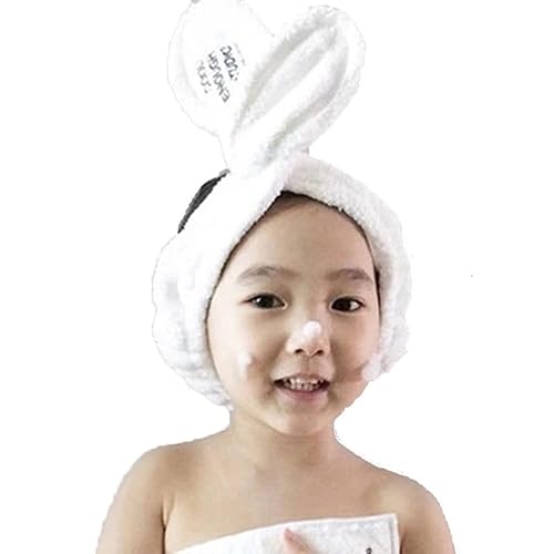 Miniatura 3 de LOVEF 2 diademas suaves con lazo de dibujos animados para mujeres y niñas, para lavar la cara y maquillarse, para niñas