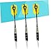 OSOLADY 3pcs -Resistant Pin-Type Flights for Sports Events Needle Tipped Yellow for Practice for Beginners and Amateurs