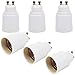 Produktbild 6pcs GU10 zu E27 Lampe Glühbirne Basis Sockel Lampenhalter Konverter Adapter für Lampe-Wandler, LED-Lampenfassung Adapter