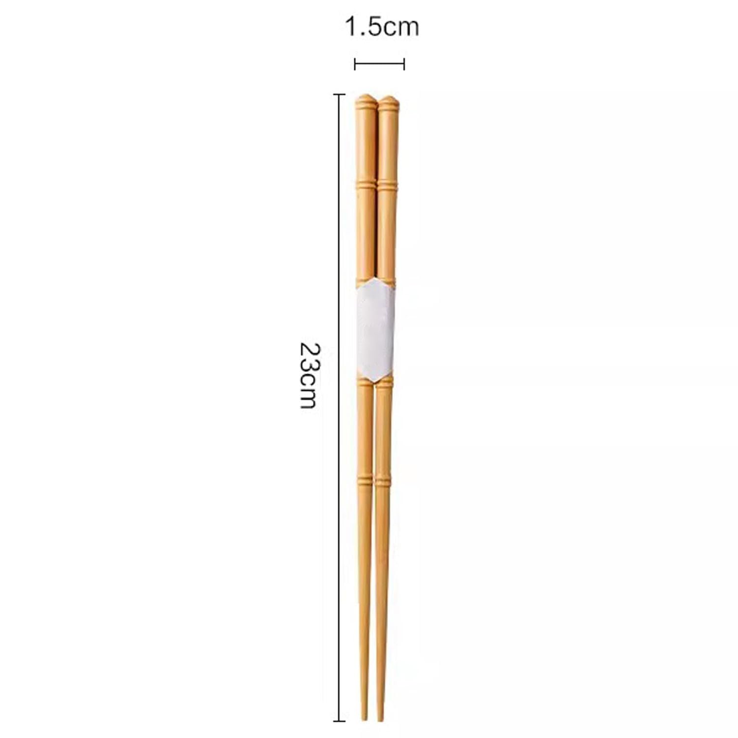 Baguettes Baguettes Baguettes en Bois Baguettes en Bambou 23Cm Baguettes Pointues pour Meubles Baguettes Antidérapantes Durables et Durables(A-5 Pairs)