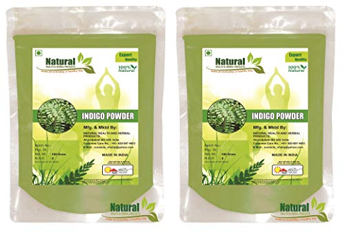 Natural Health And Herbal Products Indigo Powder For Hair Pure Neel Powder for Hair, 200Gm (100gm*1) Pack of 2 Natural Health And Herbal Products Indigo Powder For Hair Pure Neel Powder for Hair, 200Gm (100gm*1) Pack of 2