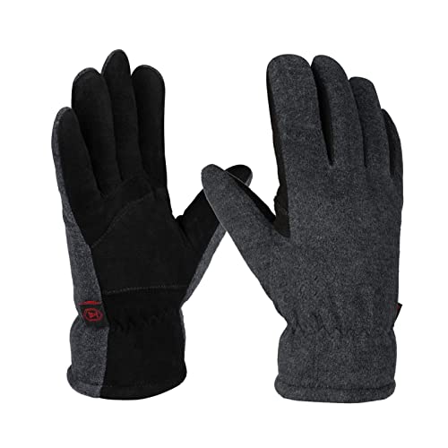 Gants de ski d'hiver contre les mains gelées, l'accessoire coupe-vent pour le vélo et le sport.