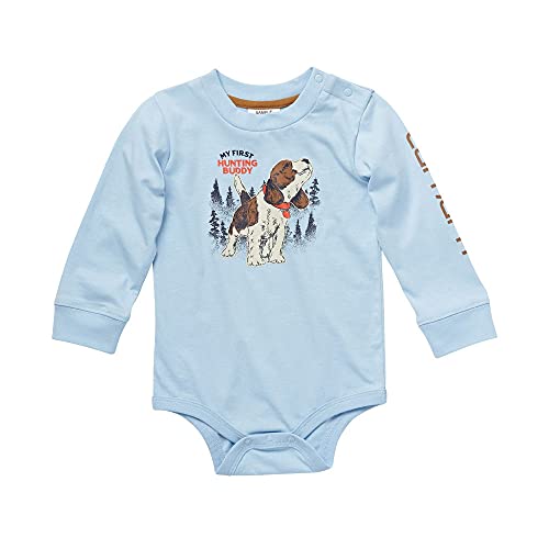 Image of Carhartt baby-boys Knit Long Sleeve Crewneck Bodysuit