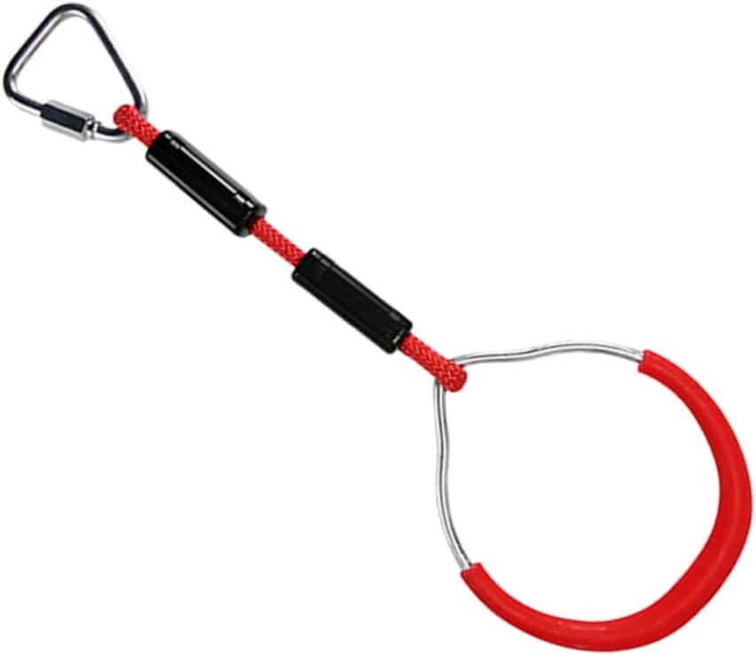Mipcase 2pcs Climbing Rings for Boy Girl Gymnastic Ring Set Outdoor Games for Boys and Girls Outdoor Toys