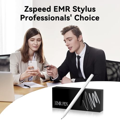 Image of Zspeed Active Stylus Pen, 1.45mm High Precision and Sensitivity Point Capacitive Stylus, for most Touch Screen Device (White)
