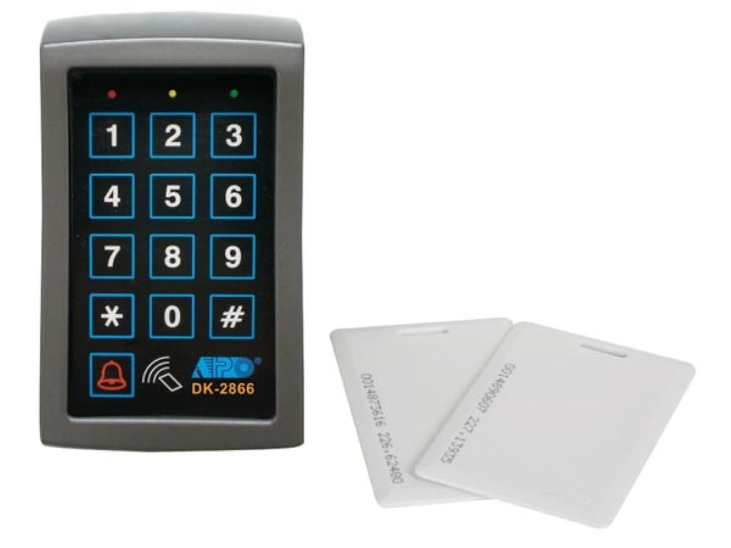 EtiamPro Clavier a code RFID, lecteur de cartes 125 kHz, IP55, 3 relais, Wiegand