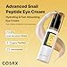 COSRX Snail Mucin Peptide Under Eye Cream, 0.84 fl oz, 73.7% Snail Mucin and Niacinamide, Eye Care, Eye Cream Anti Aging, Dark Circles, Korean Skin Care
