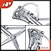 A-Premium Front Right Passenger Side Power Window Regulator Without Motor Compatible with BMW E36 M3 1995-1999 325i 1992-1995 325is 323i 323is 318i 318is 328i 328is