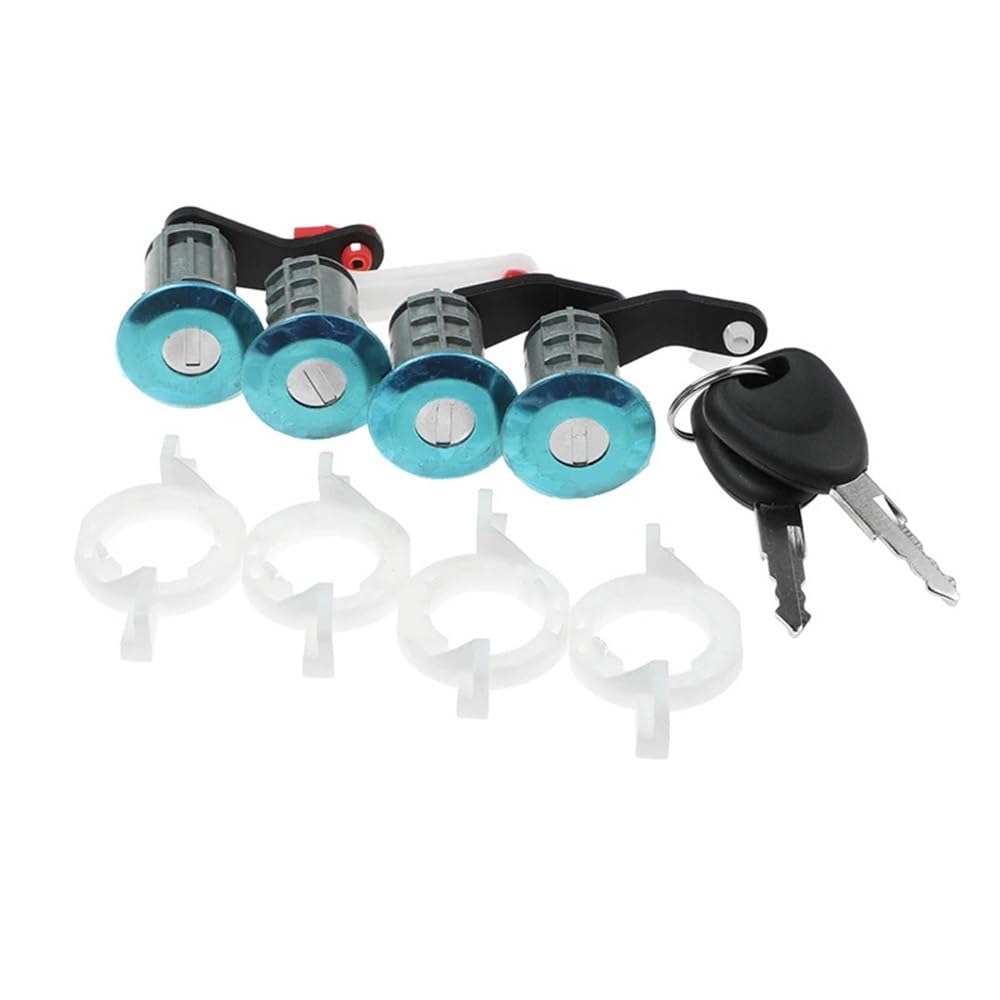 Hzsmyxgs One Color Car Door Lock 7701470952 256524 Compatible With Master 2 1998-2009 For Mascott 1998-2010 Car Door Lock Barrel Cylinders