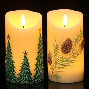 GenSwin Flameless Flickering Led Ca...