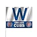 Chicago Cubs "W" Car Flag