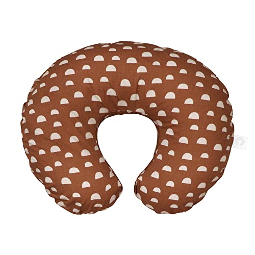 Image of Boppy Nursing Pillow Original Support, Clay Pebbles, Ergonomic Nursing Essentials for Bottle and Breastfeeding, Firm Fiber Fill, with Removable Nursing Pillow Cover, Machine Washable