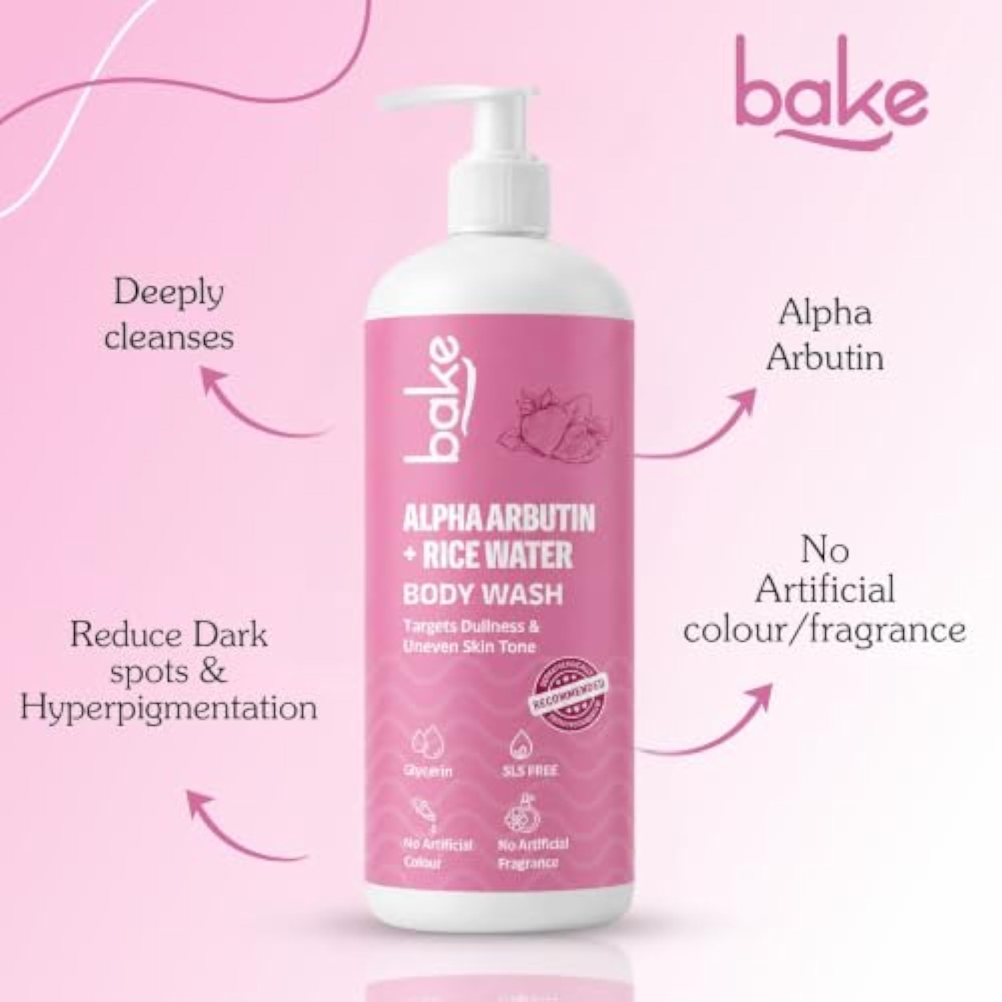 Alpha Arbutin & Rice Water Brightening Body Wash