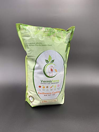 Vermisterra Earthworm Castings - Organic (5 Lb) #TOP3