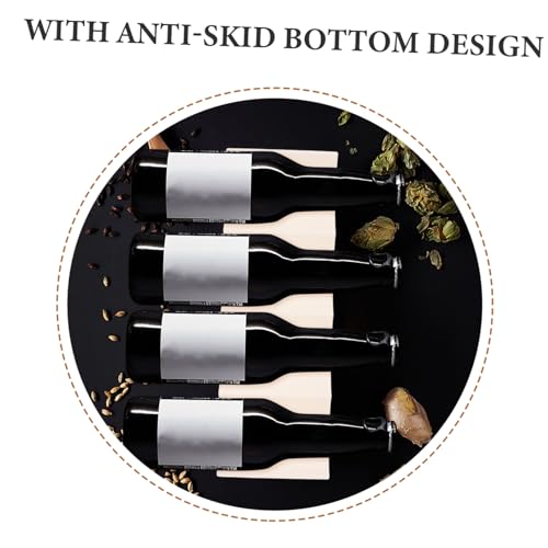 Soporte de vino plástico estilo europeo apilable 3 piezas miniatura 5