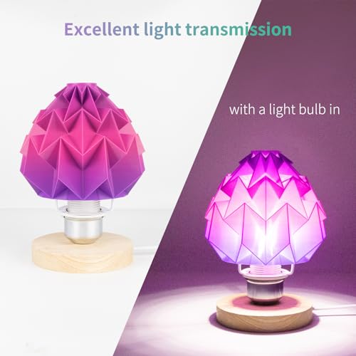 Image of IEMAI PETG Filament 1.75mm Bundle, Translucent Multicolor Gradient 3D Printer Filament Up to 600mm /s Rapid Printing, 250gx 4 Spools for Lampshade, Artistic Creations & Home Decor