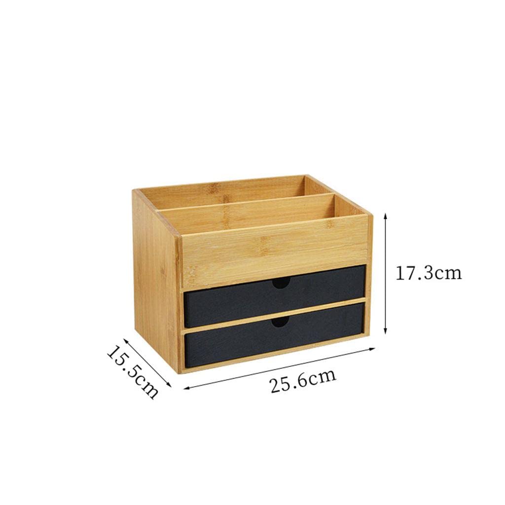 LOOM TREE® Makeup Holder Cosmetic Organizer Drawer Storage Jewellery Box Black Double Layer | Household Supplies & Cleaning | Home Organization | Storage Bins & Baskets 3
