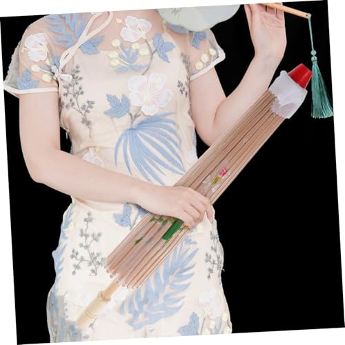 Sombrilla japonesa de seda para baile antiguo y eventos clásicos 5