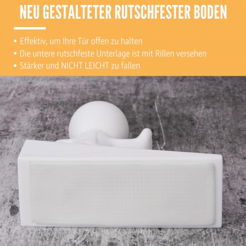 Omoojee Niedlicher Türstopper, dekorativ und robust, gut gestalteter Buddy-Türstopper, effektiv, um Ihre Tür offen zu halten (1 Stück)