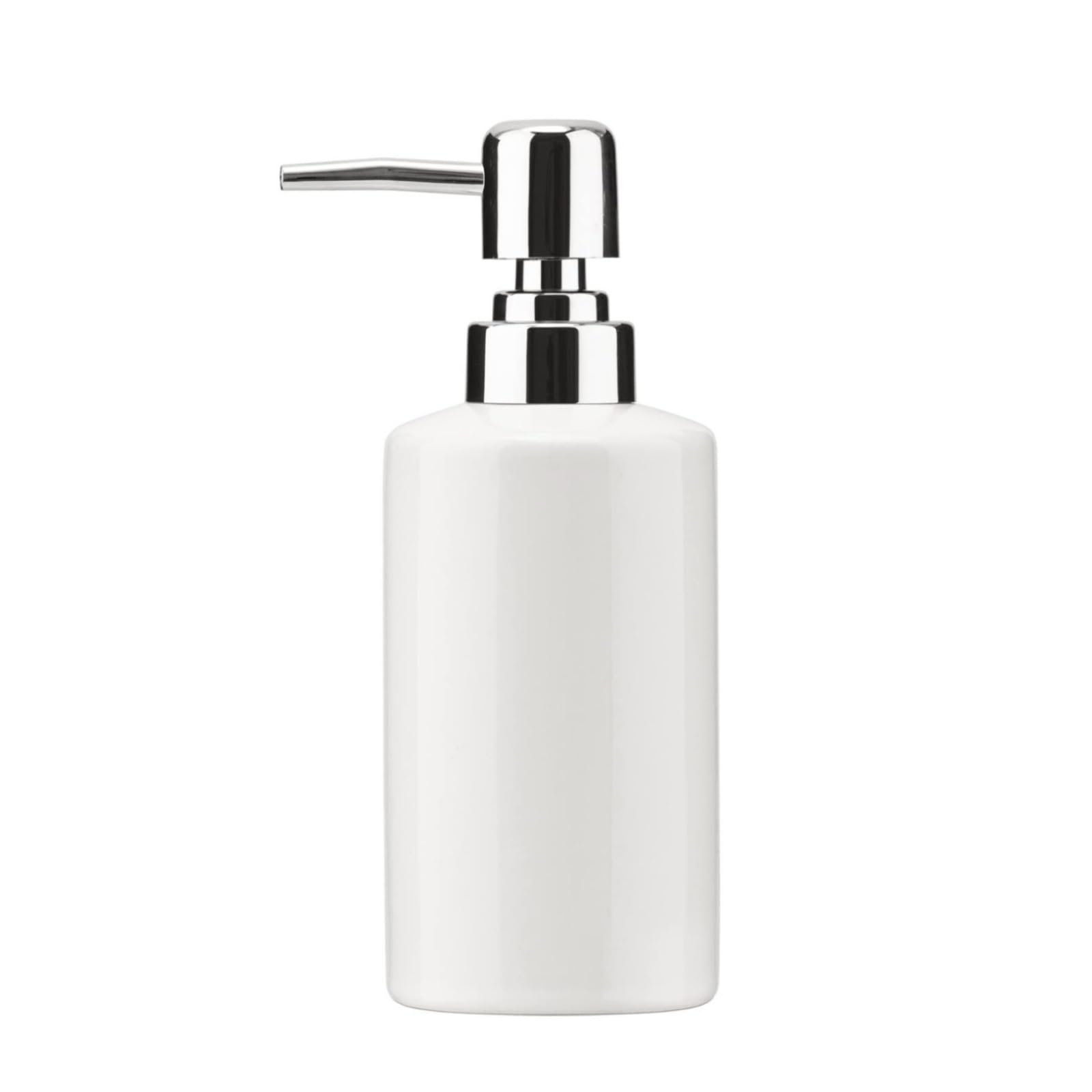 Dispenser Sapone Ricaricabile Distributore di Sapone Ricaricabile Multiuso for Cucina, Bagno E Lavanderia Dosatore Liquido(White)