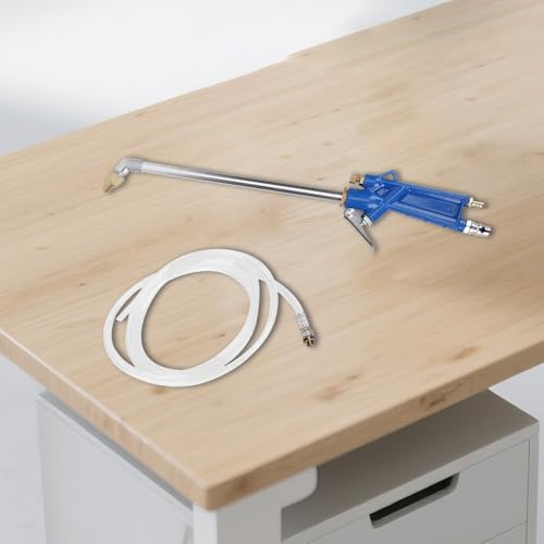 Soplador de aire de boquilla extensible y ergonómica para limpiar neumáticos 4