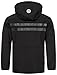 Geographical Norway Herren Herbst Winter Jacke Softshell Jacke Outdoor Regen Übergangs, Farbe:Schwarz, Größe:XL