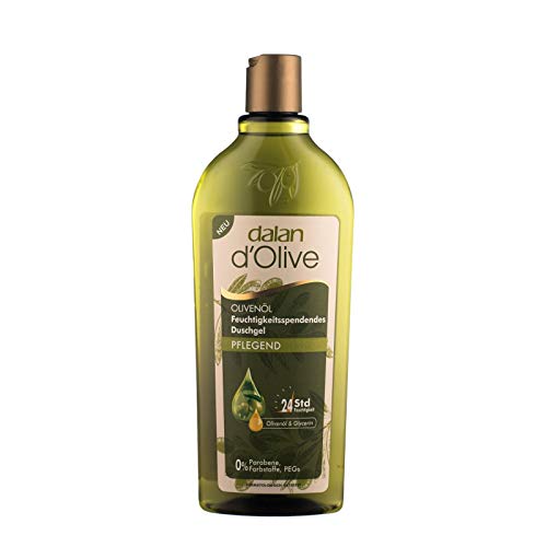 Dalan d’Olive feuchtigkeitsspendendes Duschgel - Pflegend mit Olivenöl - 6er Pack (6 x 400ml)