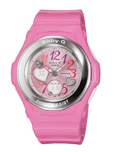Casio Women's BGA101-4B Baby-G Gem Dial Analog Sport Watch