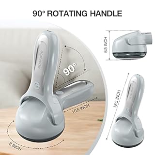 Fusselrasierer Elektrisch, Fusselentferner Fuselrasier mit 2 Geschwindigkeiten 3 Klingen Drehbarer Griff, USB Tragbarer Entfussler Flusenrasierer Fabric Shaver für Verschiedene Stoffe, Kleidung