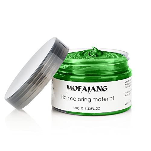 Green Hair Wax Color, Sovoncare Temporary Hair Dye Wax Natural Instant Hairstyle Cream For Women & Men Party, Cosplay, Halloween 4.23 Oz (Green) #TOP7