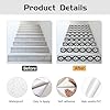 PLIGREAT 15 Strips Star Pattern Stair Riser Decals, Peel and Stick Stair Stickers for Steps 18x100cm Self-Adhesive Vinyl Bohemia Style Staircase Murals for Home Hotel Decor #4