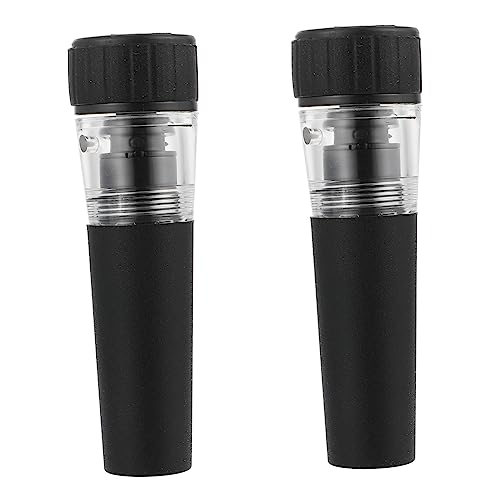 CHICAMPERA Per Vino Professionale Pompa a Vuoto Per Bottiglia Set Da 2 Pezzi Sottovuoto Riutilizzabile Per Vino Rosso e Bianco Conservazione Ottimale e Facile Utilizzo