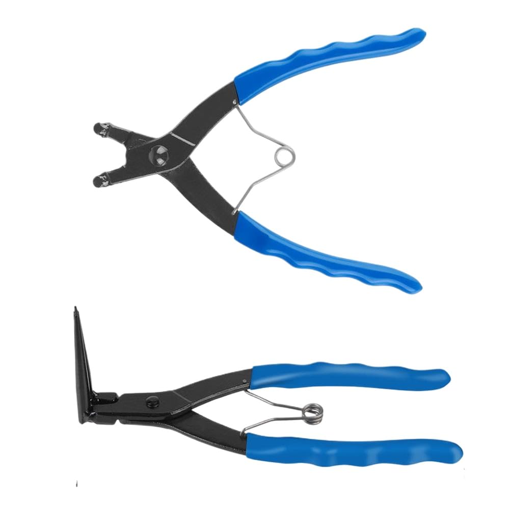 Alicates de clip de punta larga para extracción de Clip de anillo interno, Compatible con accesorios de cilindro de coche y motocicleta