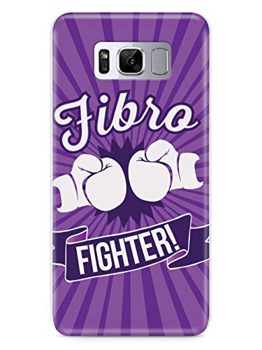 Inspired Cases - Compatible with Galaxy S8 Case - 3D Textured Protective Phone Case for Samsung Galaxy S8 - Fibro Fighter! Fibromyalgia Awareness