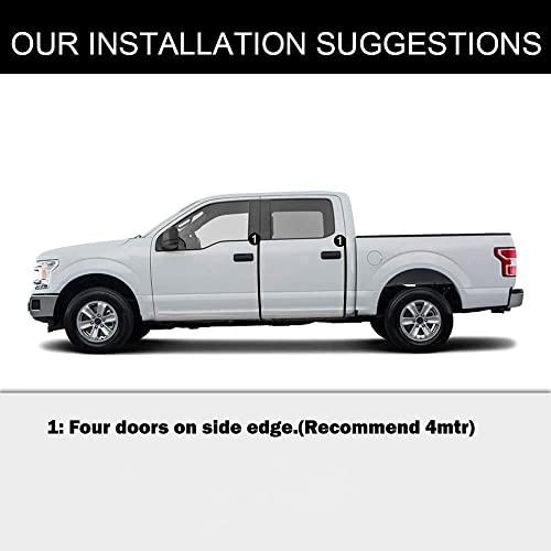 Image of BRANLE Car Door Edge Guards No Glue Universal Fit Rubber U Shape Car Door Edge Trim Molding Car Door Edge Protector Strips Automotive Trim Car Door Trim Protection - 1 Mtr * 4 Pcs(Black)