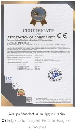 Jaju Baby Nest Gri Panda Lüx Tasarım Ortopedik Nest Bebek Yatağı Anne Yanı Bebek Yatağı - Görsel 4