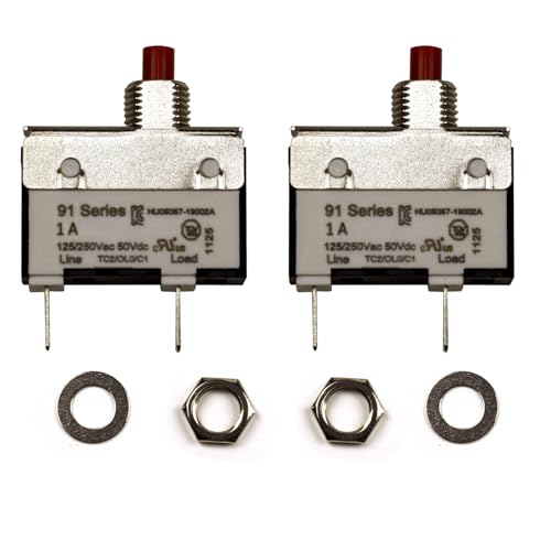 ZOOKOTO 2Pack Manual Reset Breakers