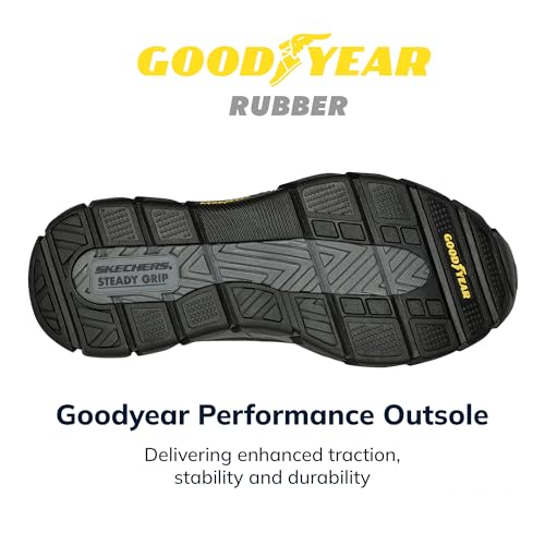 Skechers Men's 204454 Ankle Boot, Black, 10.5