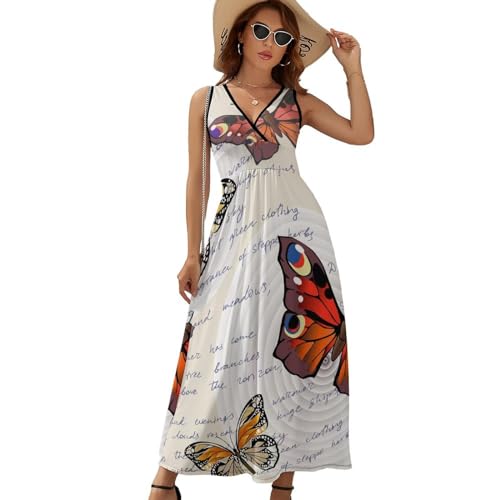 Robe longue d'été contre la chaleur style décontracté fluide - 6