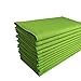 GFI LINEN CLUBS Eco-Friendly Reusable Set of 12 Cloth Dinner Napkins 100% Cotton 20x20 - Soft Durable Washable - Ideal for Farmhouse Party Fall Thanksgiving - Perfect Everyday Table Linen -Lime Green
