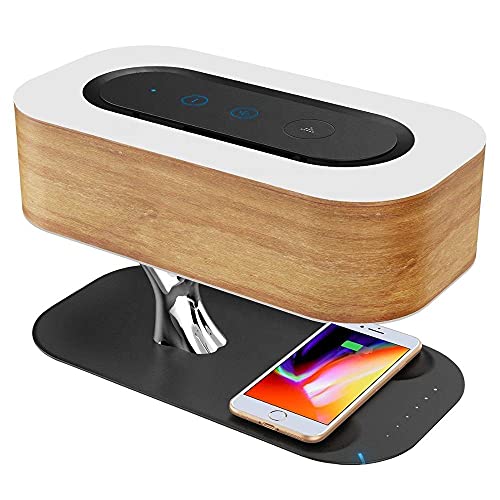 Modirnation Bonsai Modern Led Bedside Smart Table Lamp With Built-In Tws Bluetooth Speaker And Qi Wireless Charger For Home And Office, Stepless Dimming With Sleep Mode (Tree Of Light) #TOP21