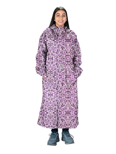 Image of LUX VENUS Printed Over coat Rainwear for Women